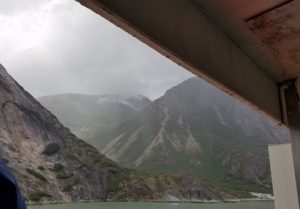 View from the cruise ship in Alaska